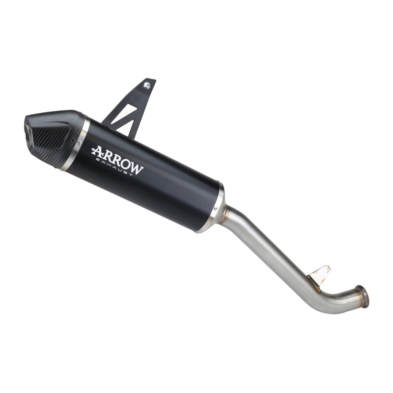 Silenziatore Indy-Race In Alluminio "Dark" Per Zontes 703F E5+ '25