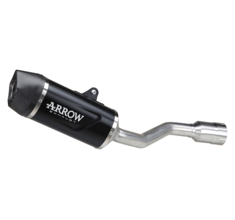 Silenziatore Indy-Race Evo In Alluminio "Dark" Per Ktm 390 Adv R/X - 390 Enduro