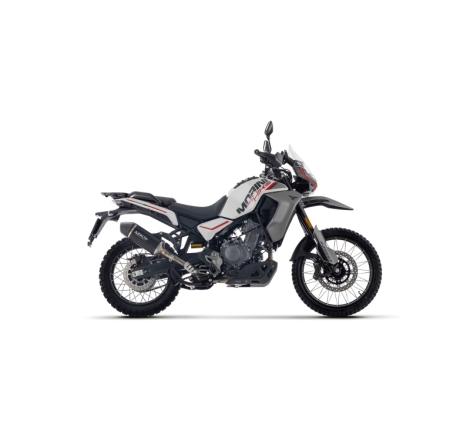 Silenziatore Indy Race In Alluminio "Dark" Per Moto Morini Allthrike 450 E5+ 2025/2026