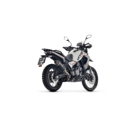Silenziatore Indy Race In Alluminio "Dark" Per Moto Morini Allthrike 450 E5+ 2025/2026