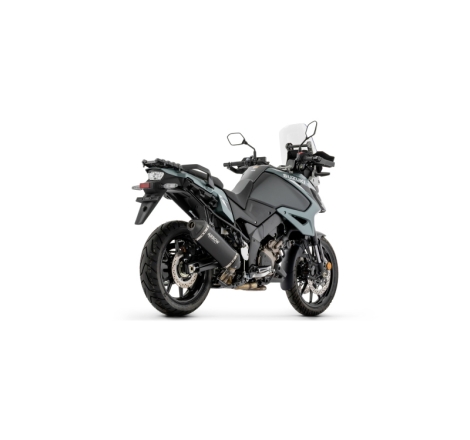 Silenziatore Explorer In Alluminio Nero Per Suzuki V-Strom 1050De/Se E5+ 2025/2026 E 2020/2024