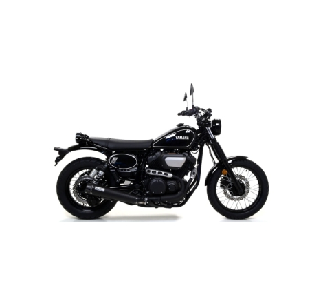 Marmitta Omologata Rebel Nichrom Dark Yamaha Scr 950 '17/20 Con Fond.Carby Perraccordo Arrow E Collettori Originali