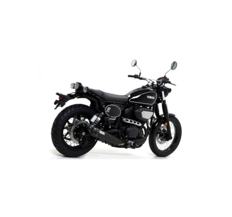 Marmitta Omologata Rebel Nichrom Dark Yamaha Scr 950 '17/20 Con Fond.Carby Perraccordo Arrow E Collettori Originali