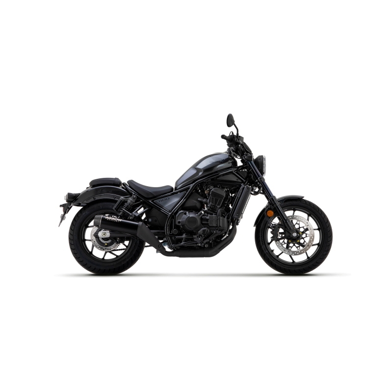 Marmitta Omologata Rebel Nichrom Dark Honda Cmx 1100 Rebel '22 Con Fond.Carby Ricambio Originale