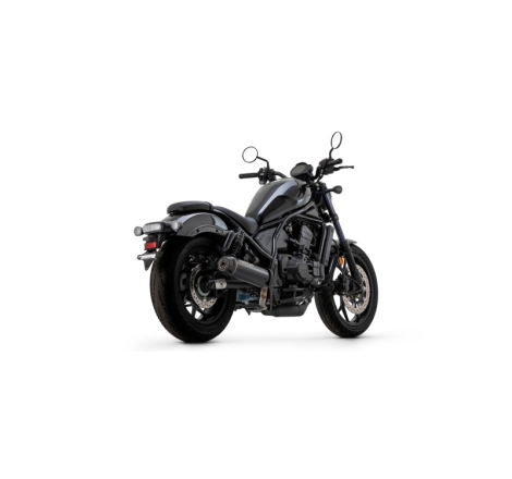Marmitta Omologata Rebel Nichrom Dark Honda Cmx 1100 Rebel '22 Con Fond.Carby Ricambio Originale