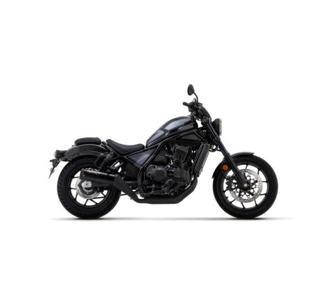 Marmitta Omologata Rebel Nichrom Dark Honda Cmx 1100 Rebel '22 Con Fond. Alluminio Nero Ricambio Originale