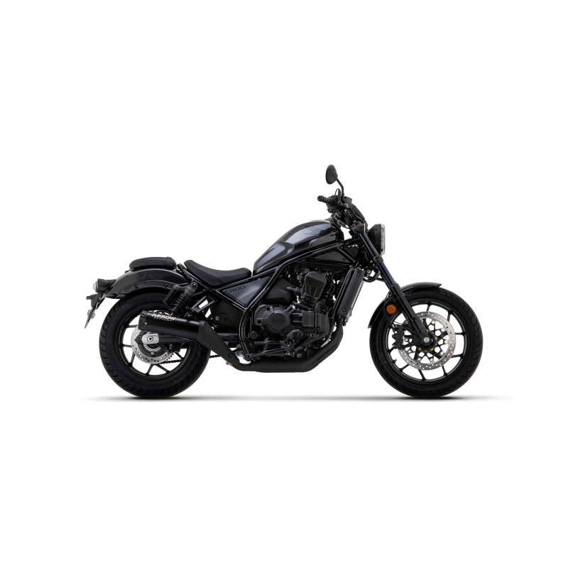 Marmitta Omologata Rebel Nichrom Dark Honda Cmx 1100 Rebel '22 Con Fond. Alluminio Nero Ricambio Originale