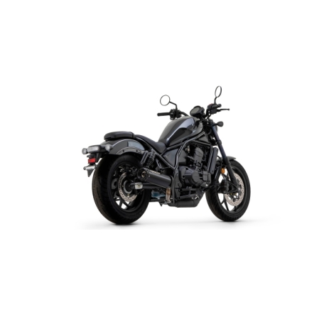 Marmitta Omologata Rebel Nichrom Dark Honda Cmx 1100 Rebel '22 Con Fond. Alluminio Nero Ricambio Originale
