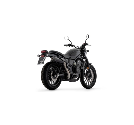 Marmitta Omologata Rebel Nichrom Dark Honda Cl 500 '23 Con Fond.Carby Ric.Orig.+Ric.Arrow