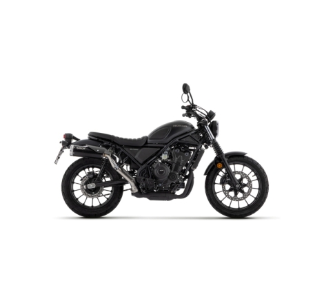 Marmitta Omologata Rebel Nichrom Dark Honda Cl 500 '23 Con Fond.Alluminio Ric.Orig.+Ric.Arrow