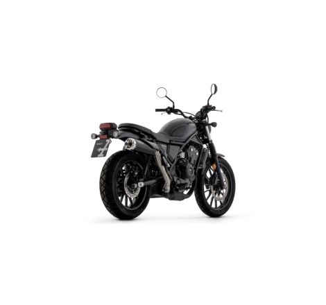 Marmitta Omologata Rebel Nichrom Dark Honda Cl 500 '23 Con Fond.Alluminio Ric.Orig.+Ric.Arrow