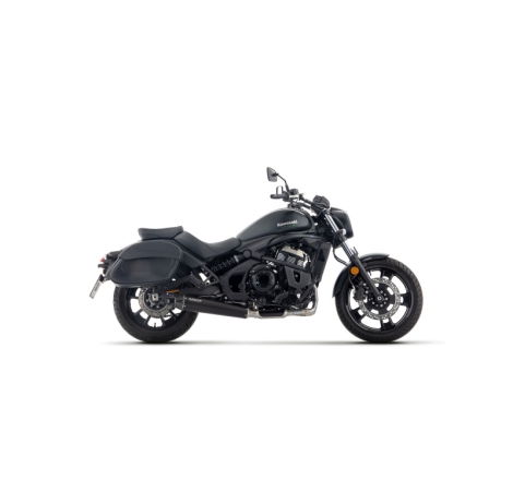 Kit Collettori Inox + Marmitta Rebel Nichrom Dark Per Kawasaki Vulcan 650S E5+ '24/25