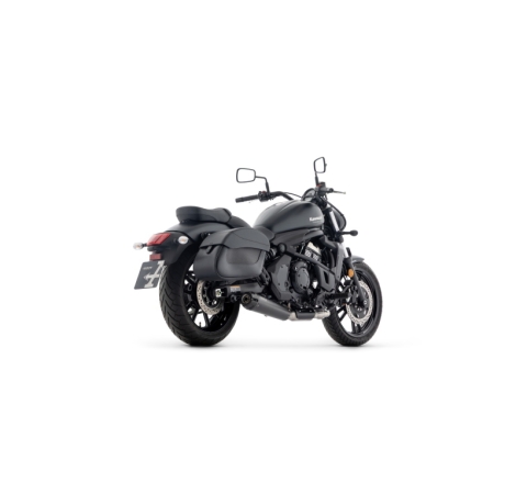 Kit Collettori Inox + Marmitta Rebel Nichrom Dark Per Kawasaki Vulcan 650S E5+ '24/25