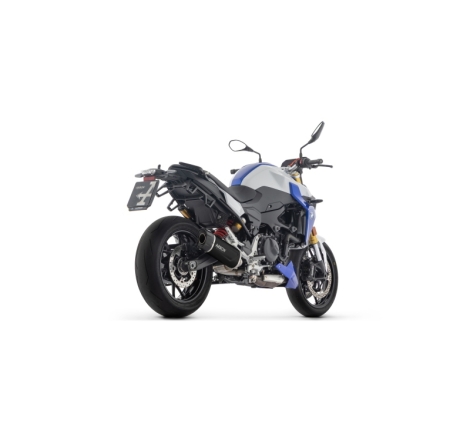 Kit Silenziatore Indy-Race Evo In Alluminio "Dark" + Raccordo In Acciaio Inox Per Bmw F900R E5+ 2025