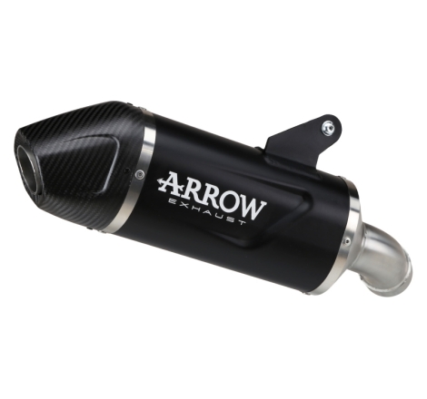 Silenziatore Indy Race Evo In Alluminio "Dark" Per Motoguzzi V100 Mandello / Stelvio E5+ 2025