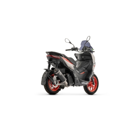 Kit Completo Con Silenziatore Urban In Alluminio "Dark" Per Aprilia Sr125 Gt / Sr 125 Gt Replica E5+ '25/'26