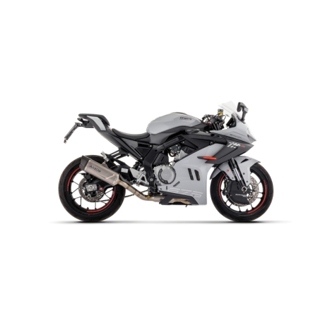 Kit Completo Con Silenziatore Indy-Race Evo In Titanio Per Cf Moto 675 Sr-R/Nk E5+ 2026