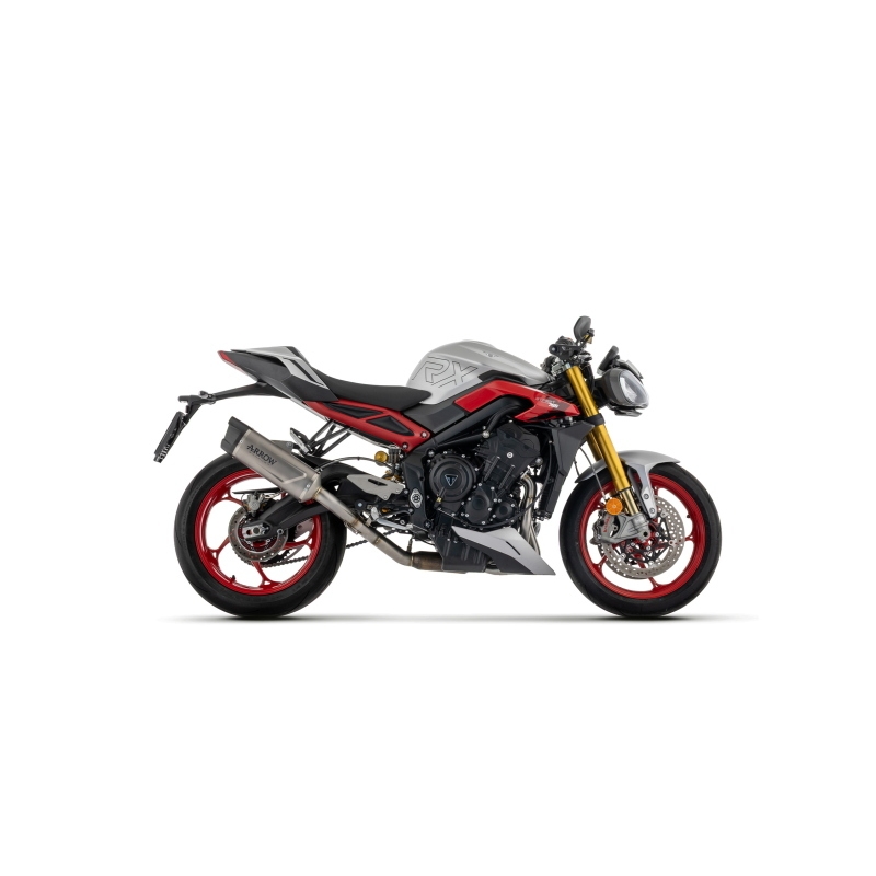 Kit Completo Con Silenziatore Indy-Race Evo In Titanio Per Triumph Street Triple 765Rx E5+ '26