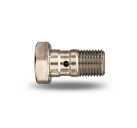 Bullone Corto 10x1 Global System in Metallo Argento per Impianto Frenante