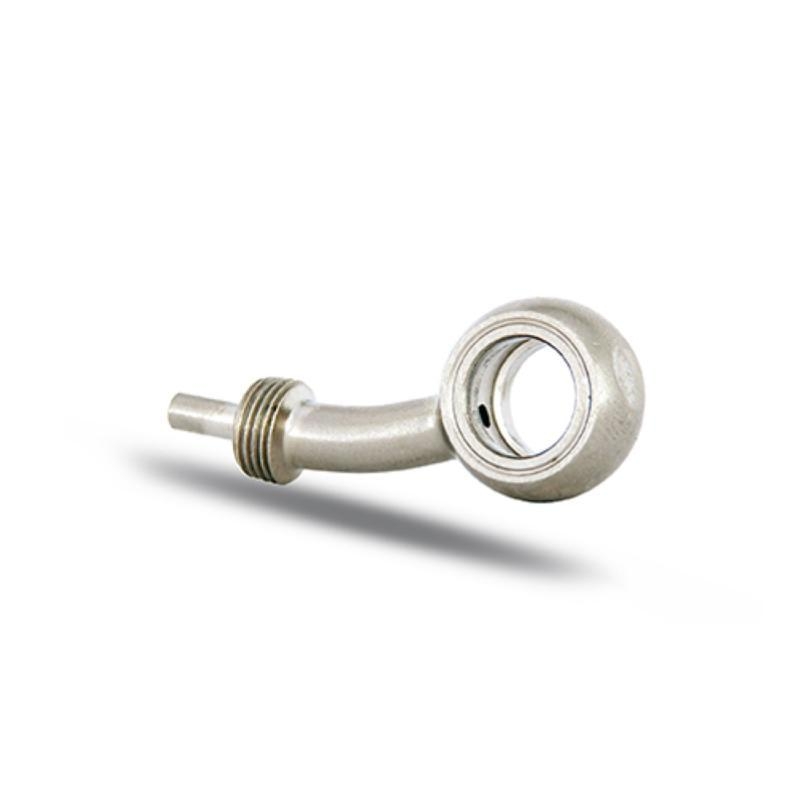 Occhiello Laterale 25° Global System in Metallo Argento per Impianto Frenante