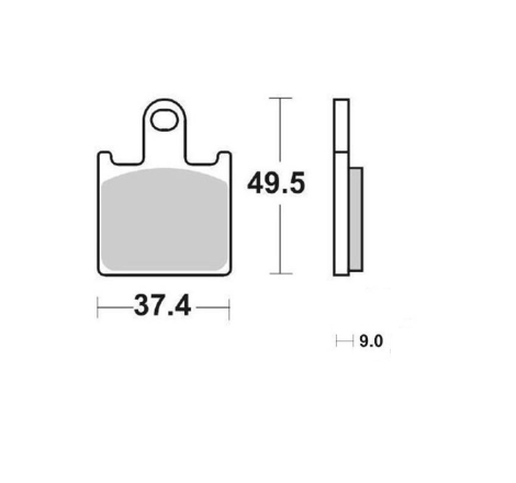 Pastiglie Freno Brembo 107A48650 Racing Anteriori M508Z04