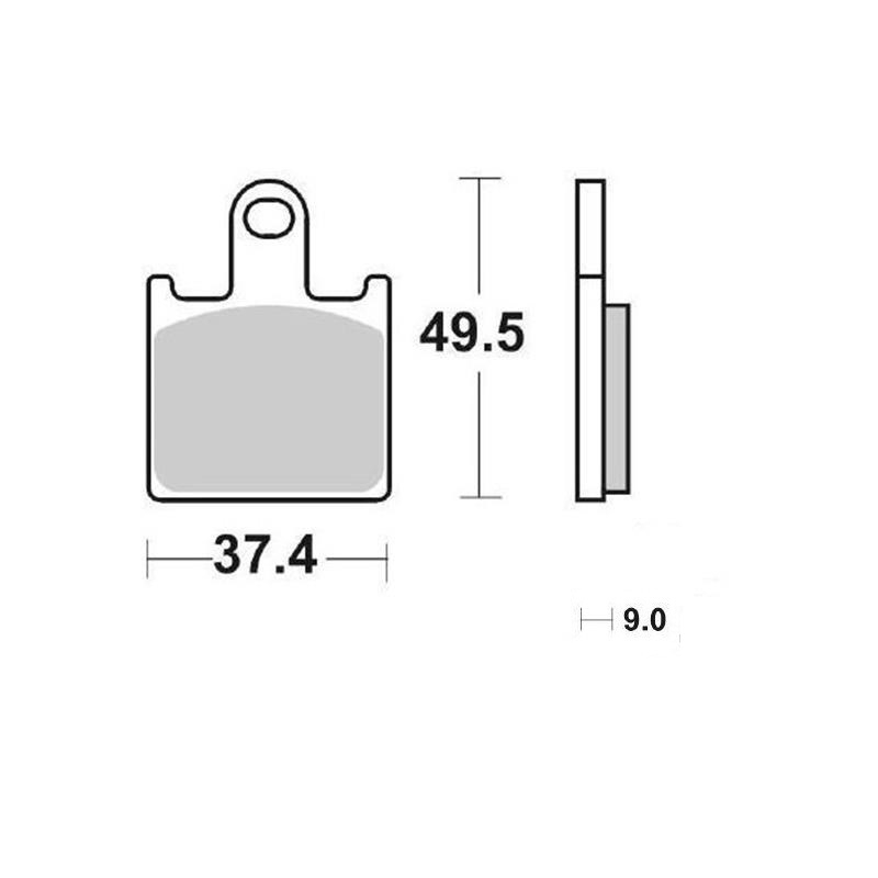 Pastiglie Freno Brembo 107A48650 Racing Anteriori M508Z04