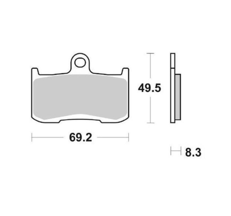 Pastiglie Freno Brembo 07KA23RC Sinterizzate Anteriori