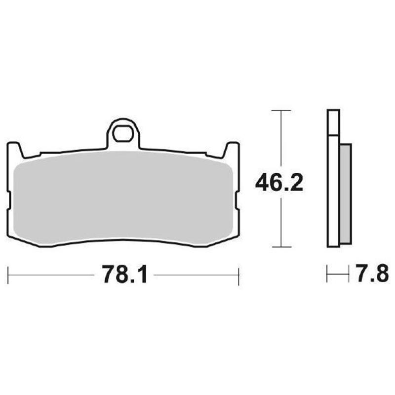 Pastiglie Freno Brembo 07GR06RC Sinterizzate Anteriori