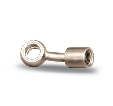 Riduzione Occhiello 25° Global System in Metallo Argento per Impianto Frenante