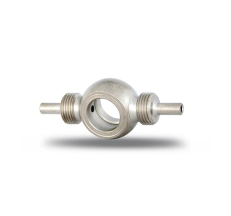 Occhiello Doppio Global System in Metallo Argento per Impianto Frenante