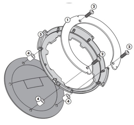 Flangia Givi BF04 per Borsa Serbatoio Tanklock e Tanklocked Kawasaki