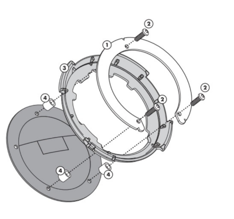 Flangia Givi BF32 per Borsa Serbatoio Tanklock e Tanklocked Kawasaki
