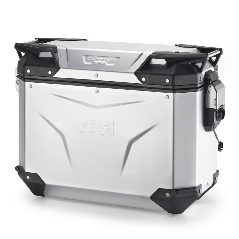 Valigia Laterale Sinistra Givi Trekker Outback Evo Smart 37LT In Alluminio Anodizzato