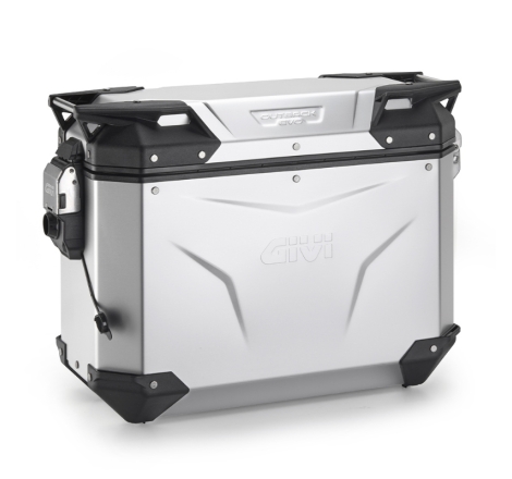 Valigia Laterale Sinistra Givi Trekker Outback Evo Smart 37LT In Alluminio Anodizzato