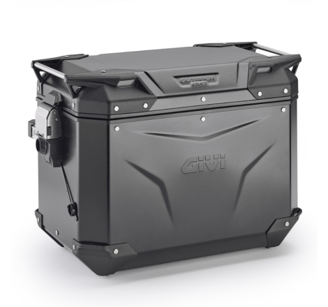Valigia Laterale Sinistra Givi Trekker Outback Evo Smart 48LT In Alluminio Nero