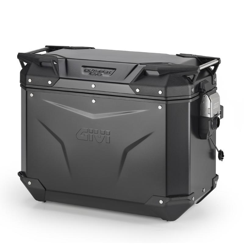 Valigia Laterale Sinistra Givi Trekker Outback Evo Smarth 44LT In Alluminio Nero