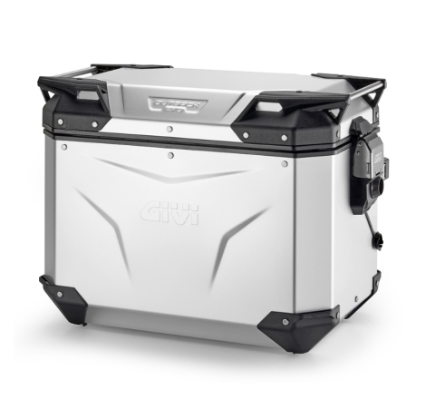 Valigia Laterale Sinistra Givi Trekker Outback Evo Smart 48LT In Alluminio Anodizzato