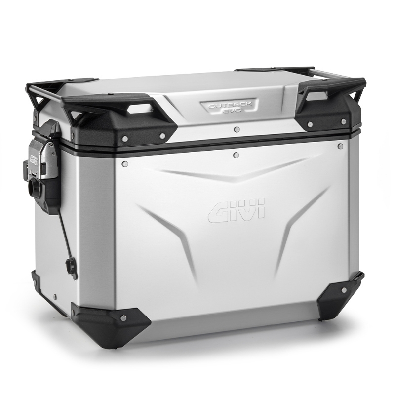 Valigia Laterale Destra Givi Trekker Outback Evo Smart 48LT In Alluminio Anodizzato