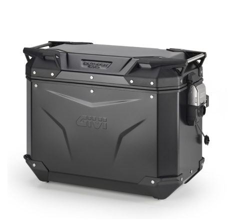 Valigia Laterale Destra Givi Trekker Outback Evo Smart 44LT In Alluminio Nero