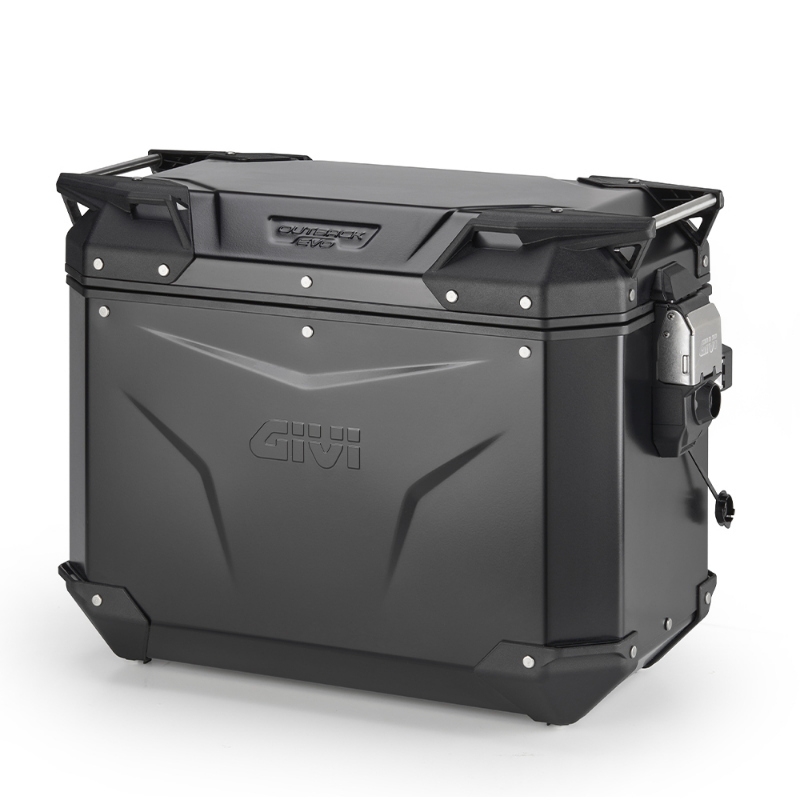 Valigia Laterale Destra Givi Trekker Outback Evo Smart 44LT In Alluminio Nero