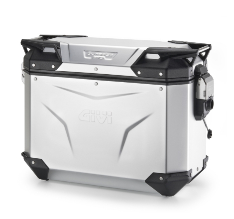 Valigia Laterale Destra Givi Trekker Outback Evo Smart 37LT In Alluminio Anodizzato