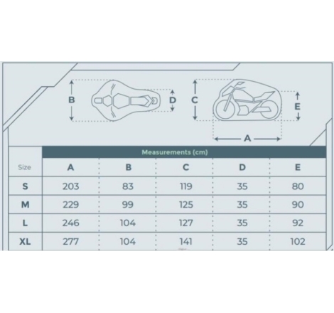Telo Coprimoto Mototec Softshield Misura L non Impermeabile