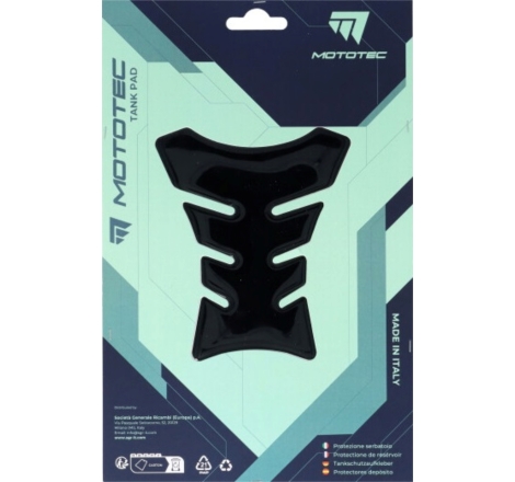 Para Serbatoio Mototec T1 112mm x 134mm Nero