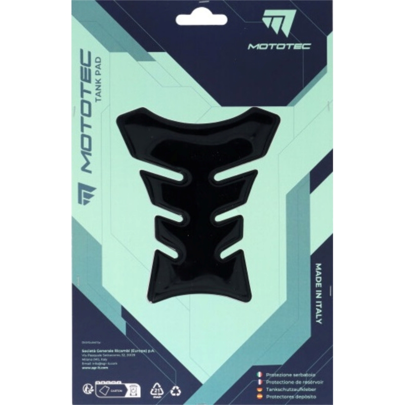 Para Serbatoio Mototec T1 112mm x 134mm Nero