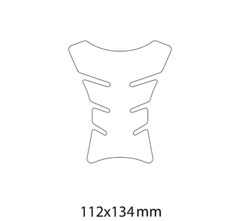 Para Serbatoio Mototec T1 112mm x 134mm Nero