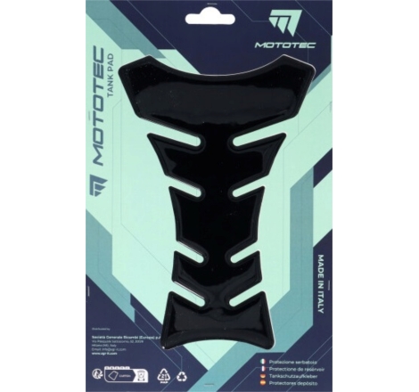Para Serbatoio Mototec T2 140mm x 208mm Nero