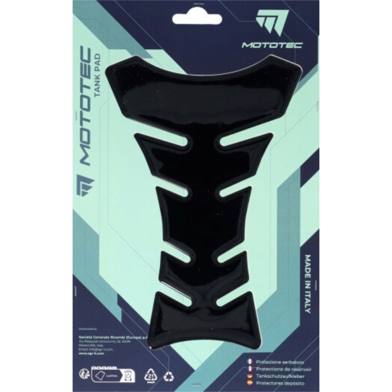 Para Serbatoio Mototec T2 140mm x 208mm Nero