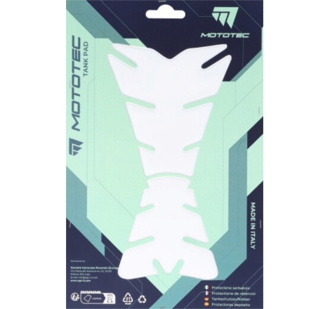 Para Serbatoio Mototec T3 100mm x 209mm Trasparente