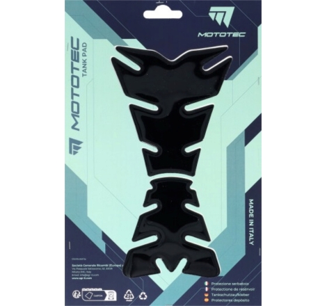 Para Serbatoio Mototec T3 100mm x 209mm Nero