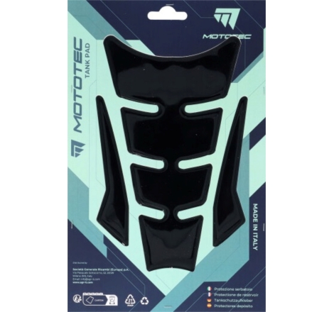 Para Serbatoio Mototec T4 135mm x 210mm Nero